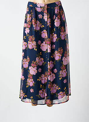 Jupe longue tissage crêpe rose LA PETITE ETOILE femme