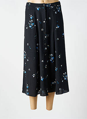 Jupe longue coupe fluide noir I.CODE (By IKKS) femme