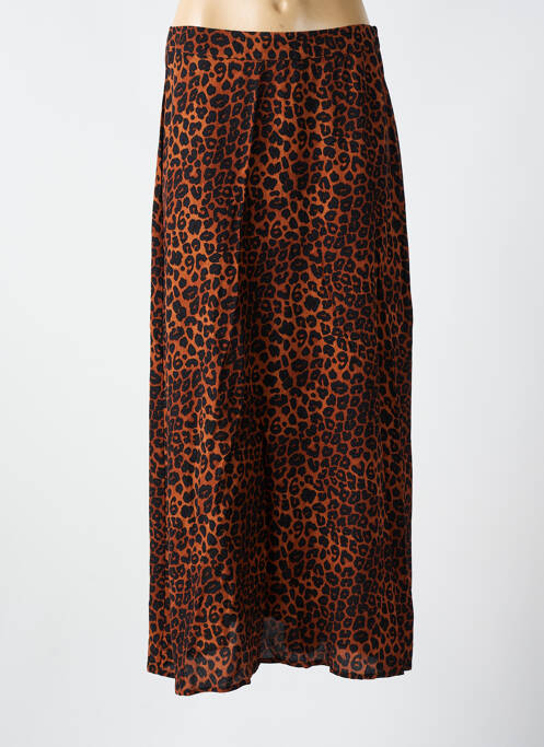 Jupe longue marron LA FEE MARABOUTEE pour femme