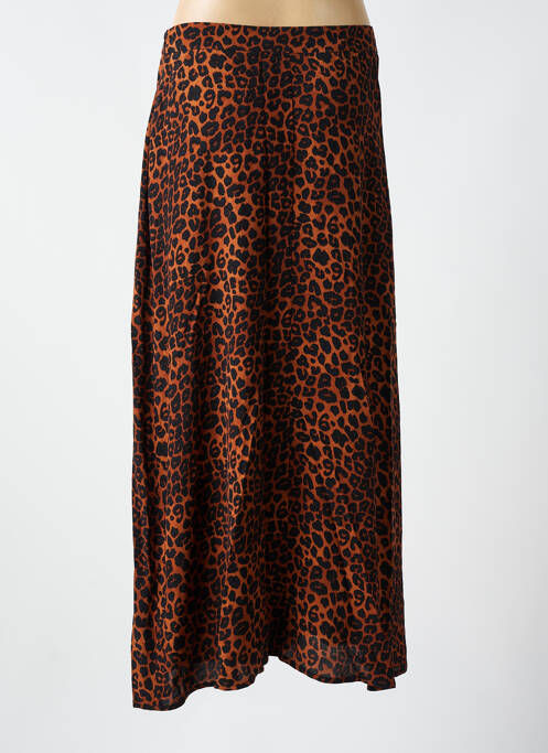 Jupe longue marron LA FEE MARABOUTEE pour femme