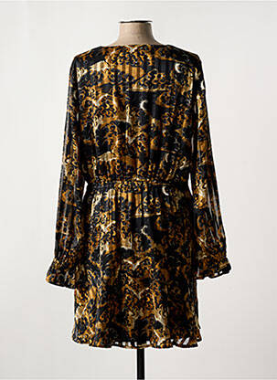 Robe courte manches longues manches longues noir SCOTCH & SODA femme
