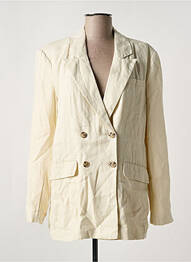 Blazer poignets boutonnés beige VILA femme
