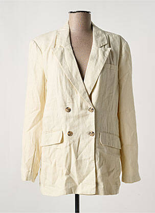 Blazer poignets boutonnés beige VILA femme