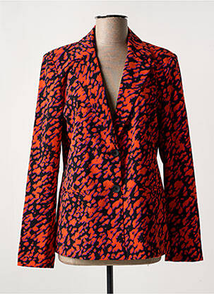 Blazer coupe cintrée orange VILA ROUGE femme