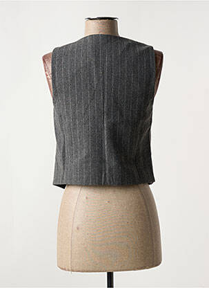 Gilet sans manche doublure gris GRACE & MILA femme