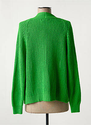 Gilet manches longues stretch vert SIGNE NATURE femme