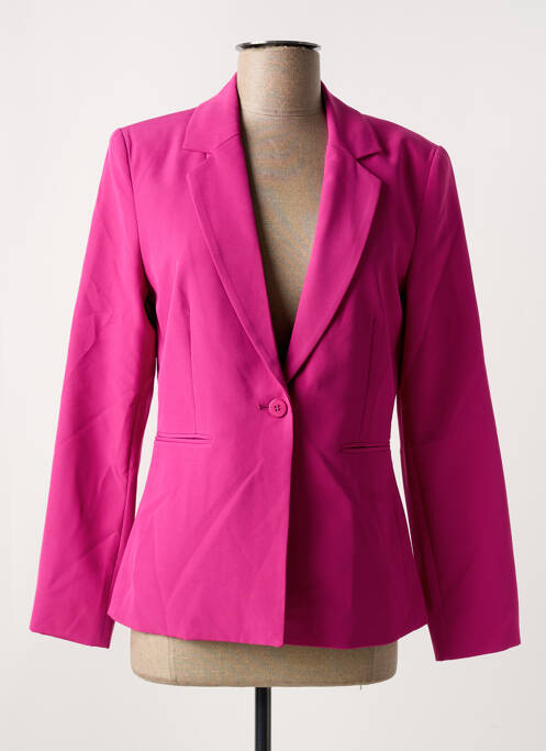 Blazer poches rose ICHI femme