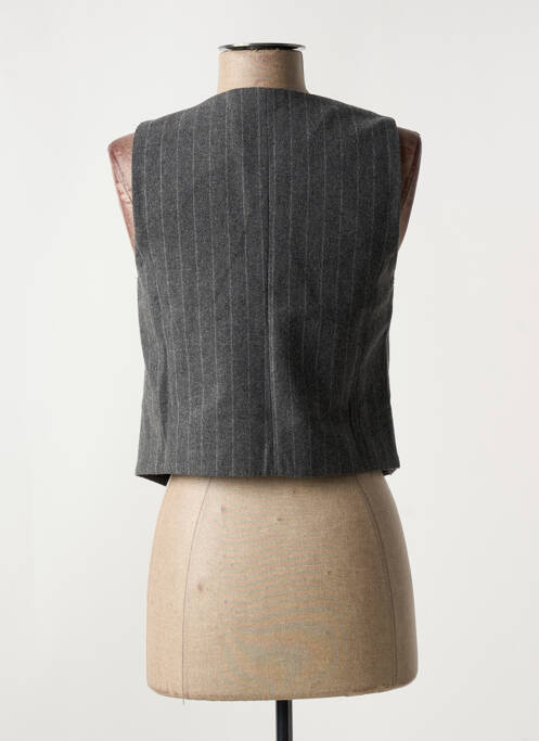 Gilet sans manche gris GRACE & MILA pour femme