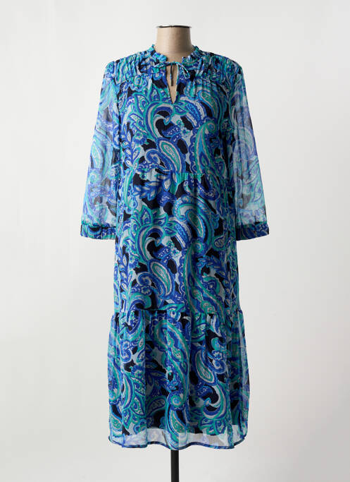 Robe mi-longue bleu STREET ONE pour femme