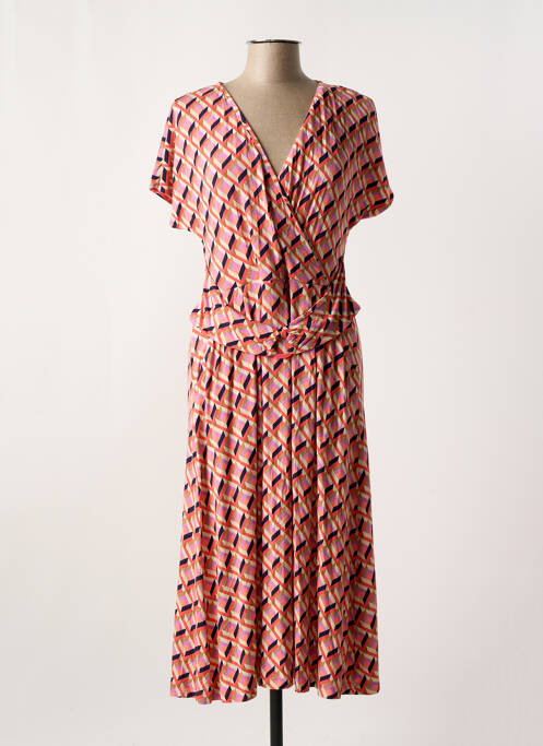 Robe mi-longue orange BETTY BARCLAY pour femme