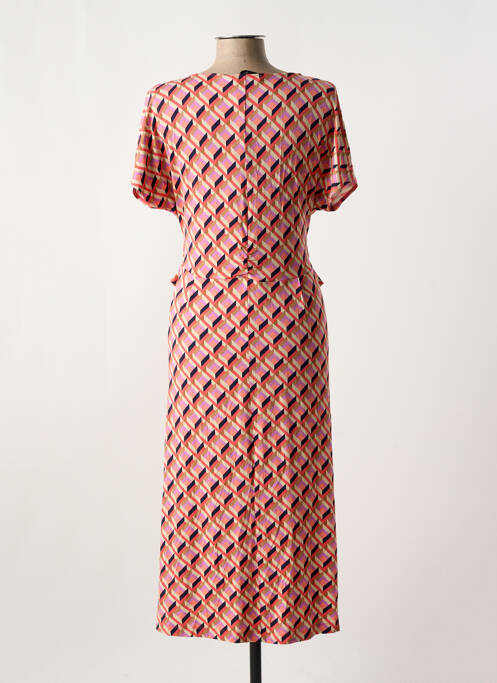 Robe mi-longue orange BETTY BARCLAY pour femme