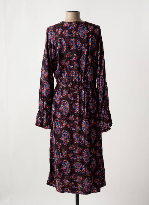 Robe mi-longue noir ORFEO pour femme