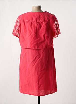 Ensemble robe tissage crêpe rouge JAC JAC femme