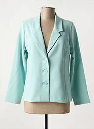 Blazer coupe cintrée bleu GEVANA femme