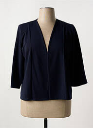 Veste casual epaulette bleu GEVANA femme