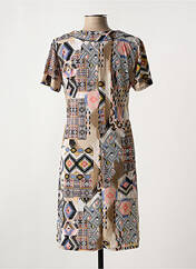 Robe mi-longue marron GEVANA pour femme seconde vue