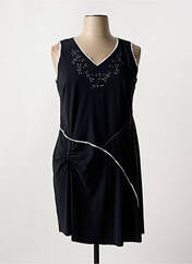 Robe mi-longue noir CLAUDE DE SAIVRE pour femme seconde vue