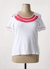 T-shirt blanc CLAUDE DE SAIVRE pour femme seconde vue