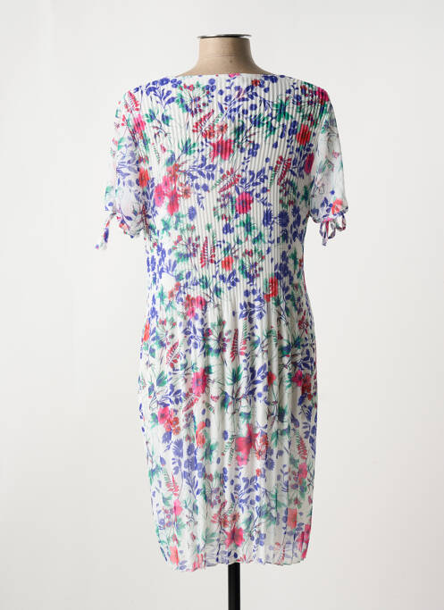 Robe mi-longue blanc VIE NOCTURNE pour femme