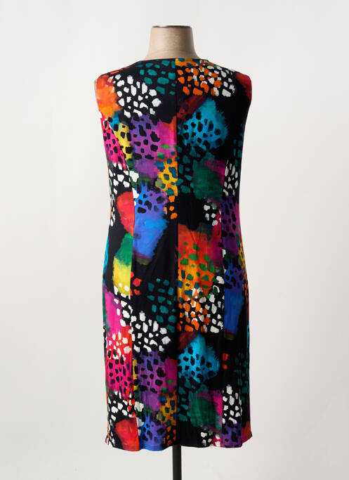 Robe mi-longue noir GEVANA pour femme