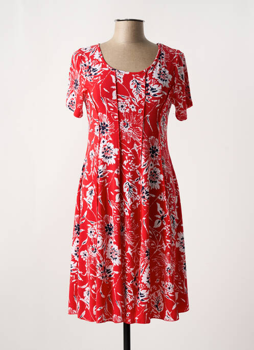 Robe mi-longue rouge MASQUENADA pour femme