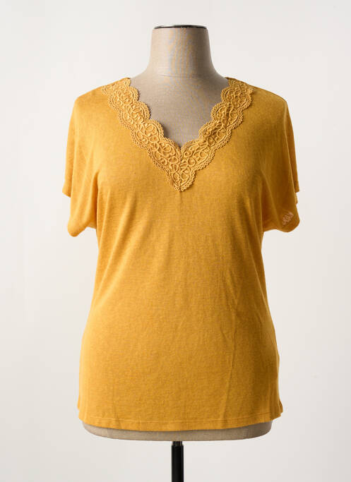 T-shirt jaune CONCEPT K pour femme