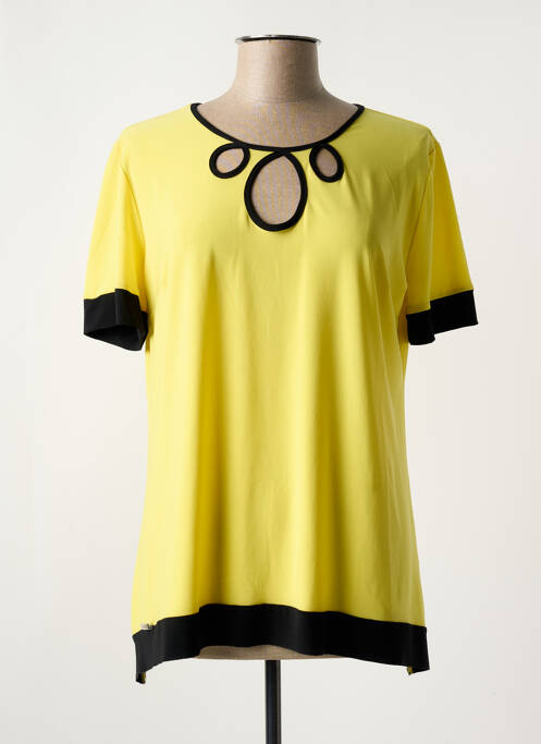 T-shirt jaune QUATRE VINGT JOURS pour femme