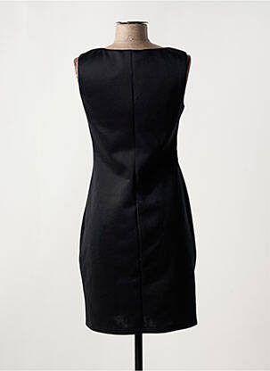 Robe courte sans manche sans manche noir QUATRE VINGT JOURS femme