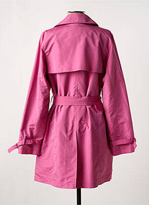 Trench poches sans capuche rose BURETTI femme
