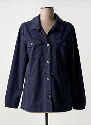 Veste casual poches bleu CONCEPT K femme