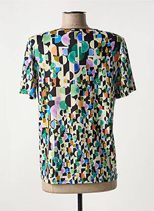 T-shirt stretch manches courtes noir GENUINE femme
