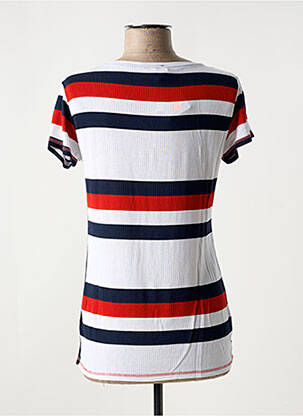 T-shirt stretch manches courtes bleu NATURAL STB femme