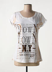 T-shirt beige MASSANA pour femme seconde vue