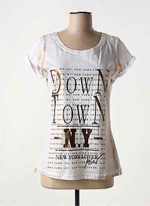 T-shirt beige MASSANA pour femme