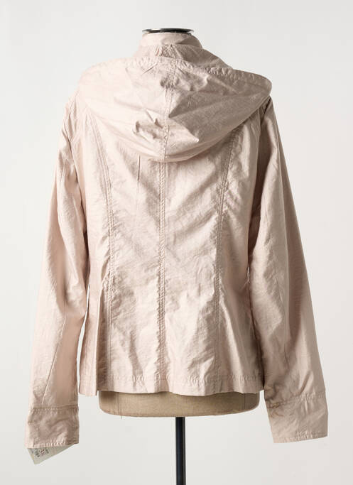 Coupe-vent manches longues a capuche beige EL INTERNATIONALE femme