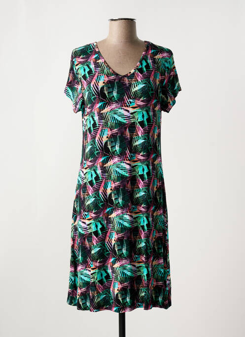 Robe mi-longue noir HAJO pour femme