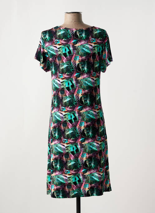 Robe mi-longue noir HAJO pour femme