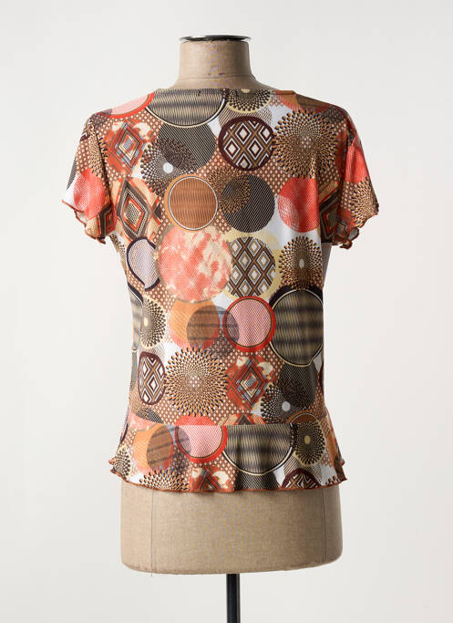 T-shirt orange GENUINE pour femme