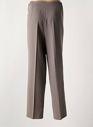 Pantalon slim tissage popeline taille normale gris 20/20 femme