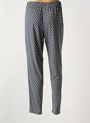Pantalon slim taille élastique taille normale bleu GEVANA femme