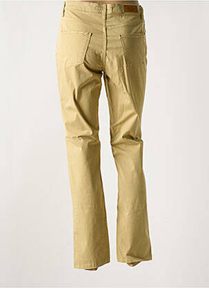 Pantalon droit stretch taille normale beige LCDN femme