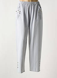 Pantalon large tissage popeline taille normale gris CERISE femme