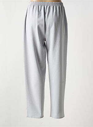Pantalon large tissage popeline taille normale gris CERISE femme