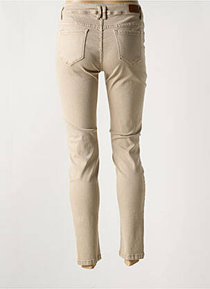 Pantalon 7/8 stretch taille normale beige NORFY femme