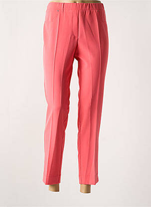 Pantalon 7/8 stretch taille normale orange QUATRE VINGT JOURS femme