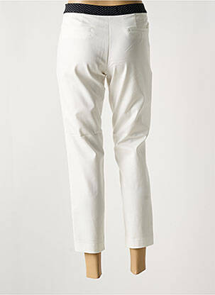 Pantalon 7/8 stretch taille normale blanc LCDN femme