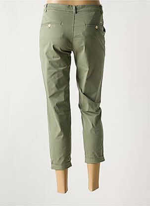 Pantalon 7/8 stretch taille normale vert LCDN femme