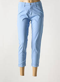 Pantalon 7/8 stretch taille normale bleu LCDN femme