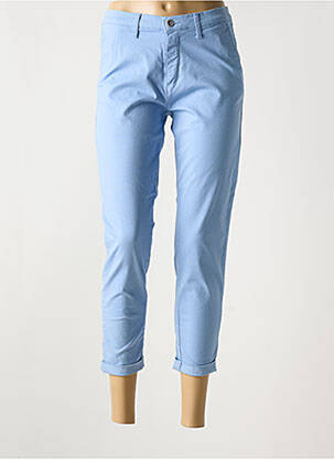 Pantalon 7/8 stretch taille normale bleu LCDN femme