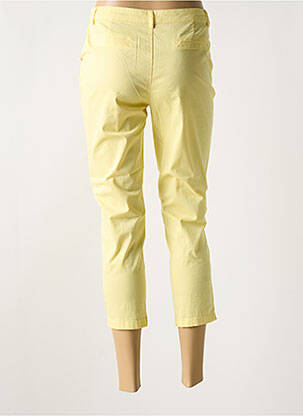 Pantalon 7/8 stretch taille normale jaune SARAH JOHN femme